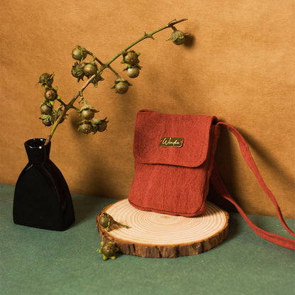 Earthy Reds Mini Duffel and Micro Coin Purse Gift Set