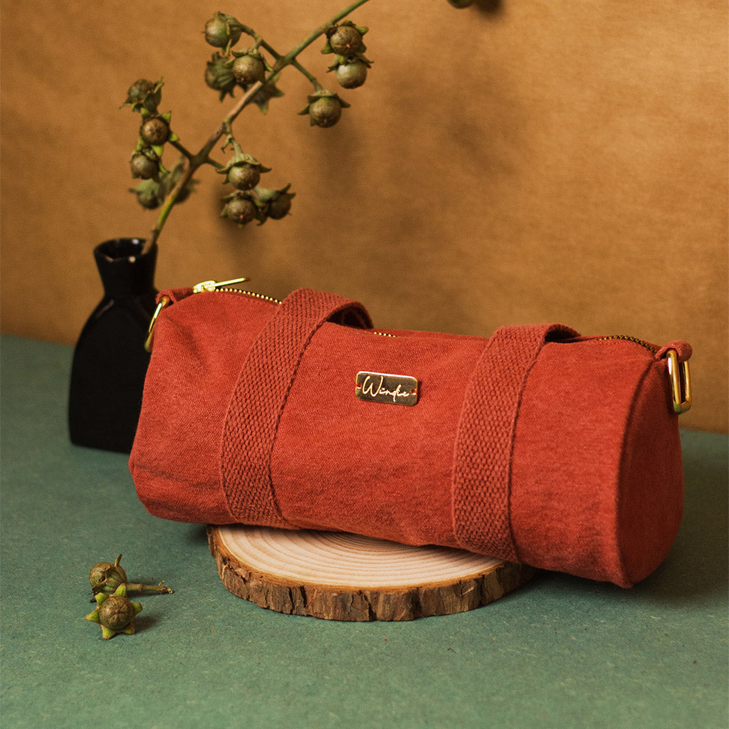 Earthy Reds Mini and Tiny Duffel Gift Set